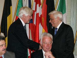 N. Peter Kramer receives the award from His Excellency the President of the Hellenic Republic Mr. Prokopios Pavlopoulos