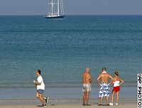 Vacations restart in tsunami-hit areas