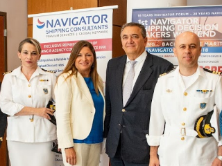 More than 300 high-ranking and shipping community executives, from maritime Organizations, journalists, Embassies’ representatives, academics and students from Educational Institutions and from AEN of Oinousses and Chios gathered in such mythical maritime Greek island.